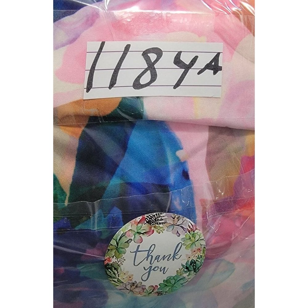 City Chic Women's Multicolor Floral Dress Sleeveless Lined Pleated Size L/20 - Picture 13 of 14